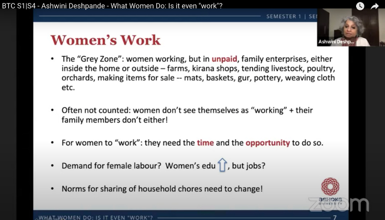 What Women Do: Is it even “work” ?