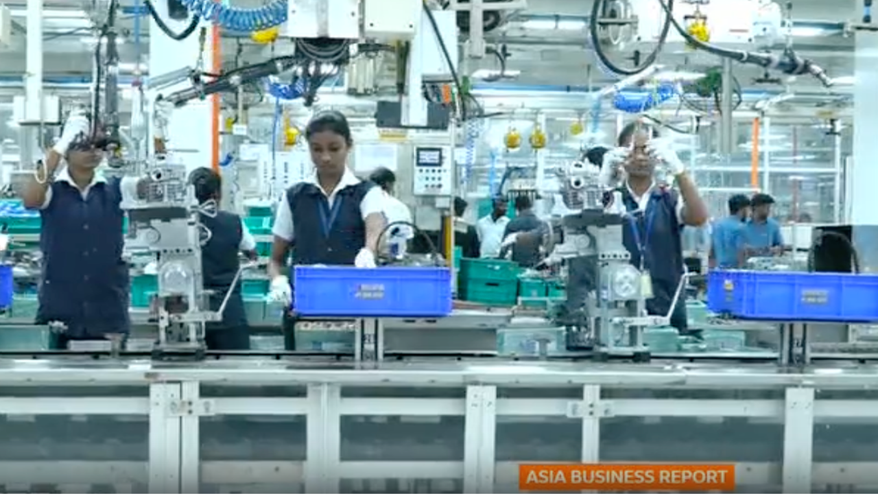 BBC video report on women in India's manufacturing industry