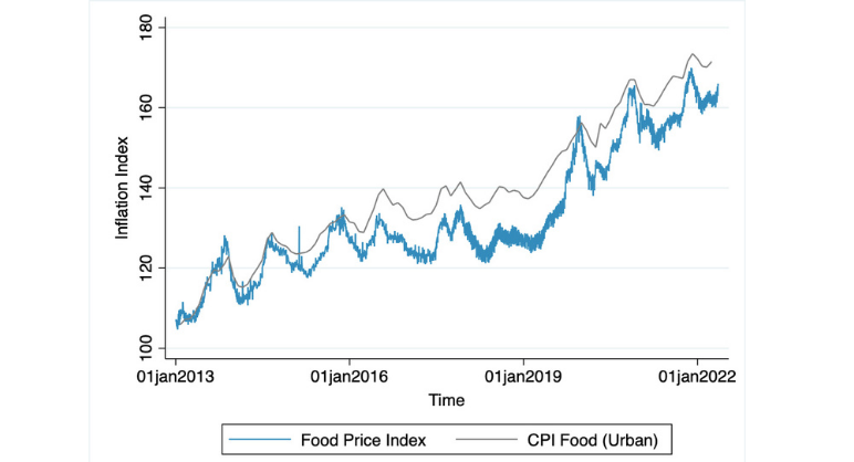 Daily Food Price Index by CEDA