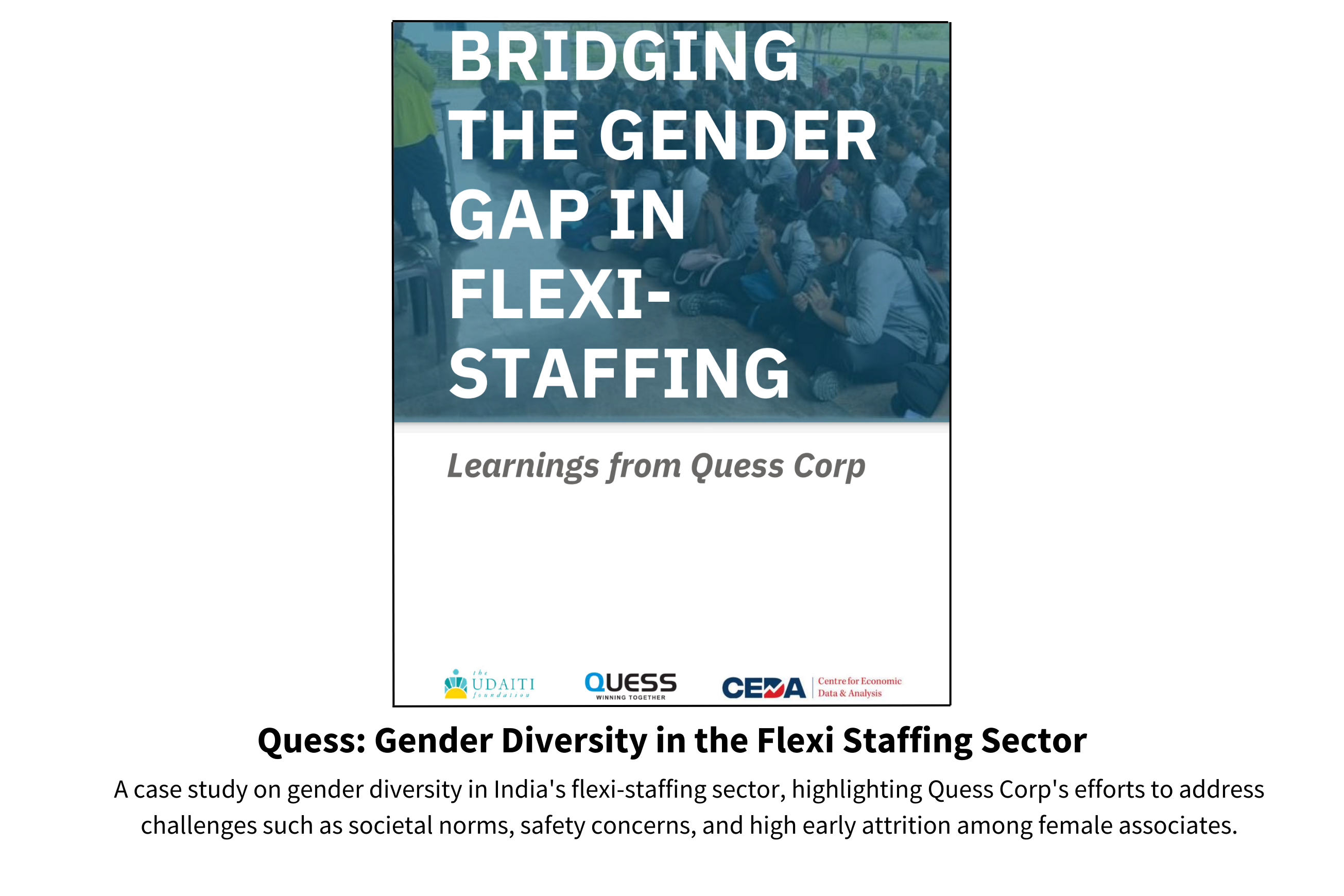 Quess: Gender Diversity in the Flexi Staffing Sector